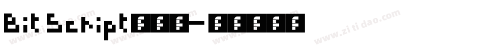 Bit Script转换器字体转换